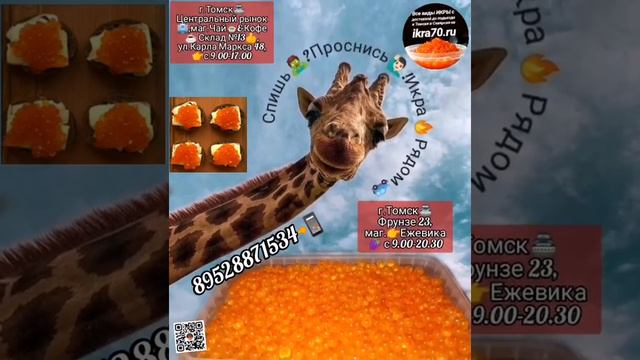 Икра🔥Красная🔥в Томске!🏯Северске!🏭Икринка👌к Икринке!Малосол😋! ikra70.ru🔥. 89528871534 📲