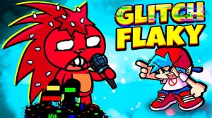 Босс ГЛИТЧ ВИРУС ФЛАКИ против Бойфренда во Friday Night Funkin Vs Corrupted Flaky happy tree friends