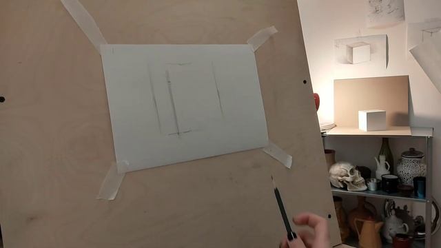 Как правильно построить кубик с натуры. Академический рисунок смотреть онлайн