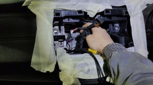 Установка магнитолы Teyes на Toyota Fielder 164