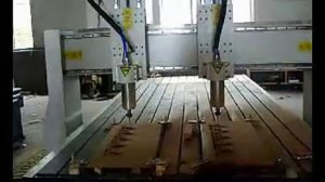 双头木工雕刻机，屏风隔断镂空视频