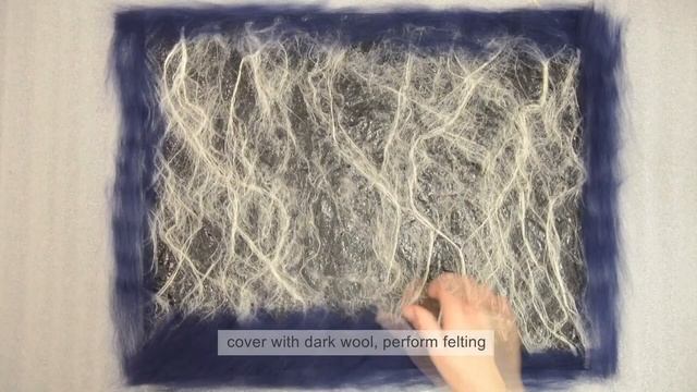 Marble effects with viscose fibers