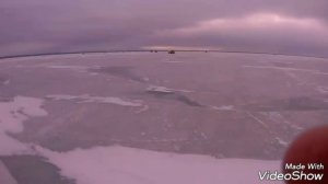 Зимняя рыбалка на Ладожском озере.  Ловим окуня на балансир.
тест экшен-камеры под водой.