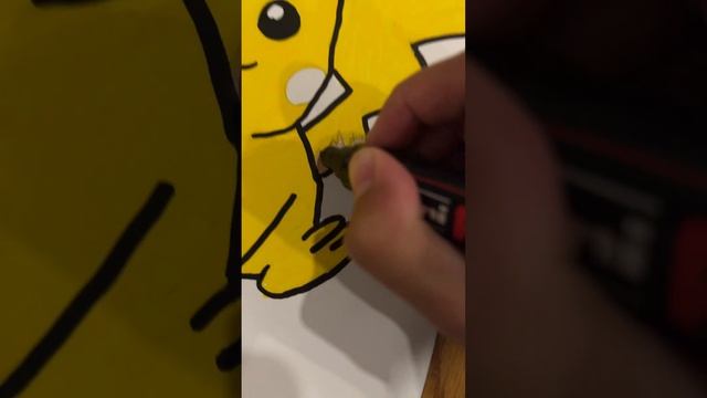 Coloring Pikachu