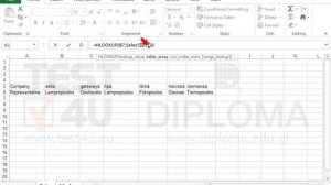 Use the HLOOKUP function to lookup values from a table (Excel 2013)