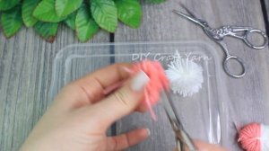 ❤ СЕРДЦЕ из ПРЯЖИ ❤ СДЕЛАЛА СЕРДЦЕ ПОМ-ПОН ИЗ ПРЯЖИ