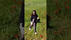 Футфетиш в поле