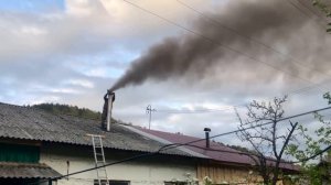 Вакуумная чистка дымохода