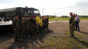 На базе шадринской кадетской школы проходят военно-полевые сборы «Авангард»