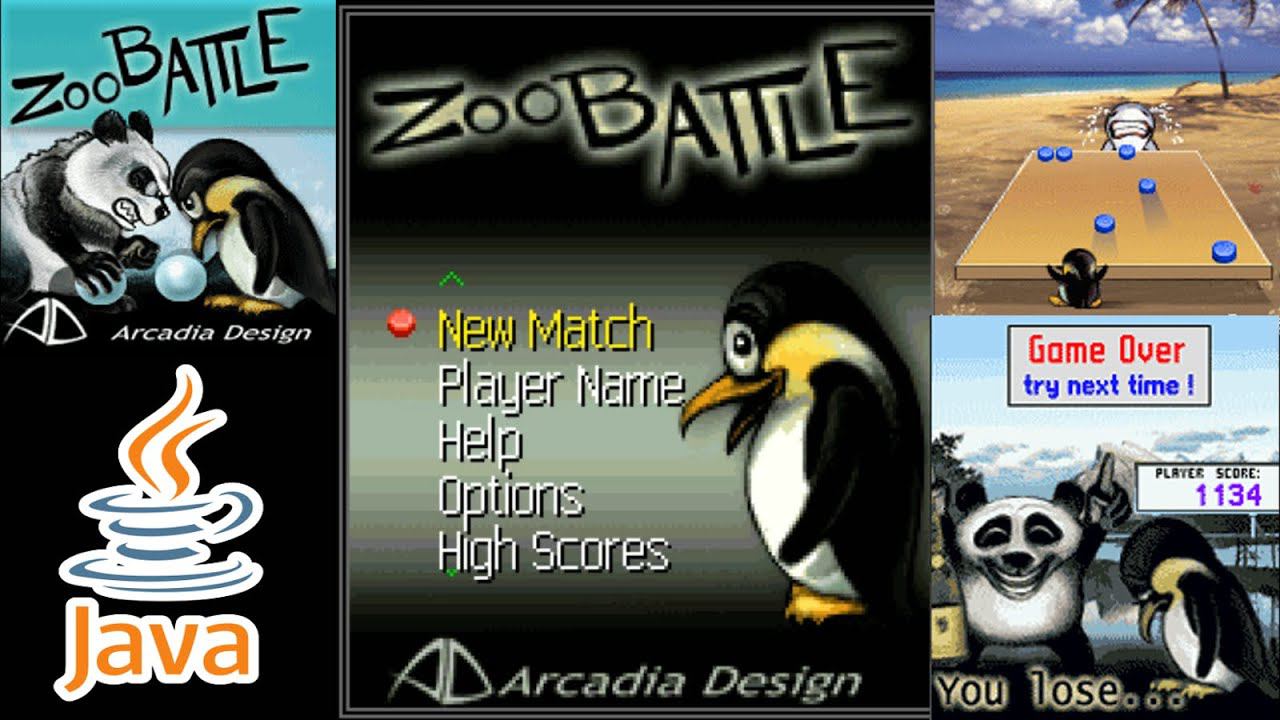 "Zoo Battle" JAVA GAME (Arcadia Design 2002 year) FULL WALKTHROUGH
