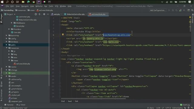Building a blog application using php laravel 08 смотреть онлайн