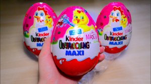 Киндер Сюрприз Принцессы Диснея Макси на русском языке для девочек Kinder Überraschung Maxi