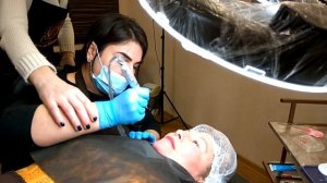 Basic course on the Permanent makeup by Kosolapova Nadejda. Student Lenie. 4 lesson - exam.