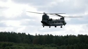 Helicopter BRITISH ARMY CH-47 CHINOOK. Вертолет CH-47 CHINOOK. Baltic International Airshow 2022.