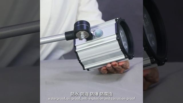 OUJVAN F6 24V/220V 9W Ip65 Flexible Long Arm Lamp Led Industrial Cnc Machine Gooseneck Work Light смотреть онлайн