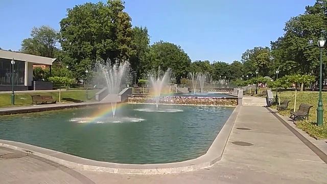 Фонтаны в парке Т. Г. Шевченко #2. смотреть онлайн