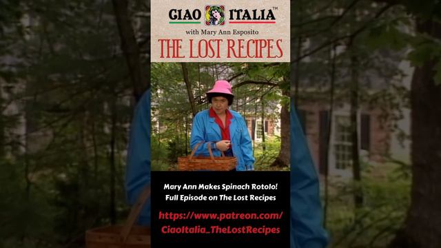 Mary Ann looks to her #garden to find something for #gorgonzola #sauce @Patreon for full episodes