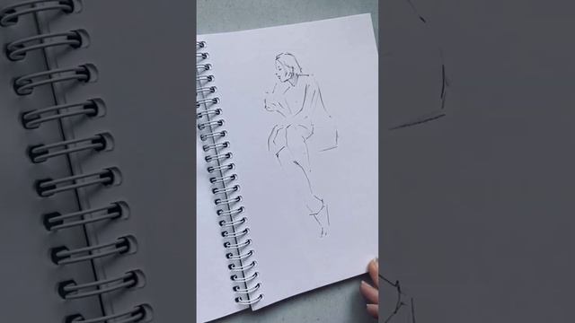 Как нарисовать сидящего |  How to draw a sitting person #художникмосква #ивент