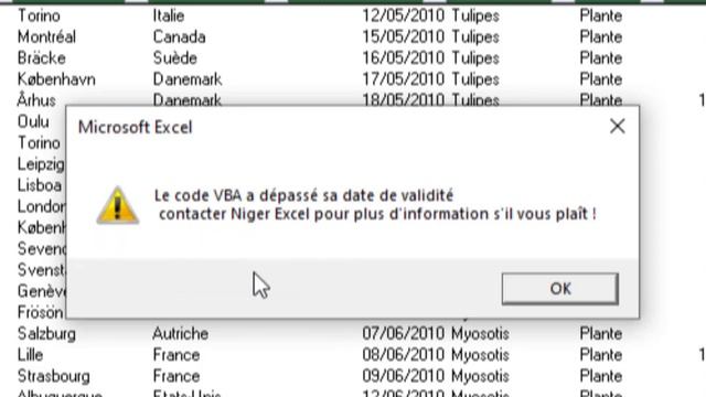 Excel-VBA : le code VBA est expiré ! смотреть онлайн