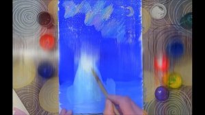 Полярный мишка.Рисуем гуашью для самых маленьких.