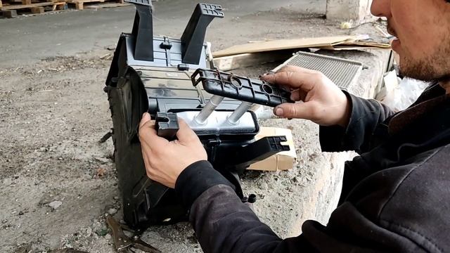 Замена радиатора печки. Матиз
