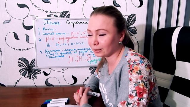 Строение атома. Изотопы. Химия для начинающих;)