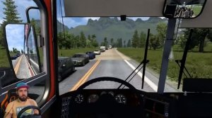 УЛЕТЕЛ В РЕКУ НА ИКАРУСЕ - EURO TRUCK SIMULATOR 2 + РУЛЬ