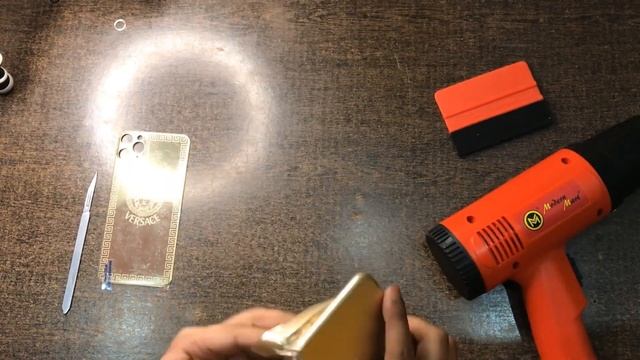 DIY || Golden Concept for iPhone || iPhone 11 Pro Max Versace Gold panel || Easy to install ||#vira смотреть онлайн