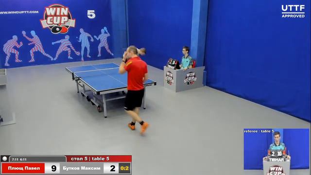 10:00 Плющ Павел 2-3 Бутков Максим стол 5 ЮГ-2 13.01.21 смотреть онлайн