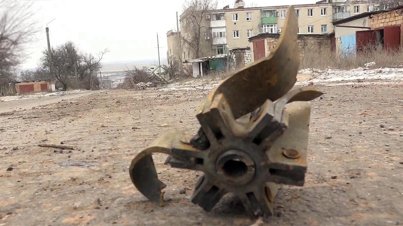 Съемочная группа Первого канала побывала в освобожденном Соледаре