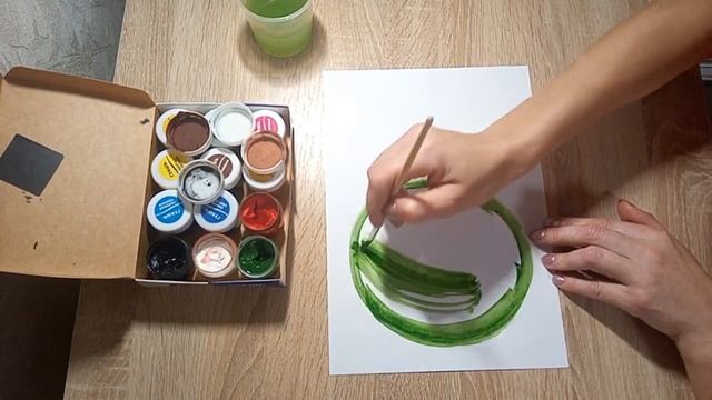 мастер-класс "Осенний натюрморт "Арбуз" смотреть онлайн