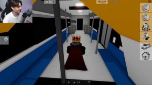 Не ходи НОЧЬЮ В МЕТРО Брукхейвен РП Роблокс! Почти страшная История Brookhaven RP Roblox.