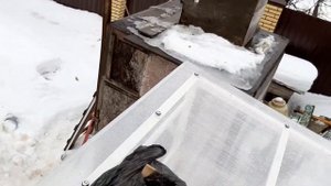 Теплица. Монтаж сотового поликарбоната  толщиной 10 мм.