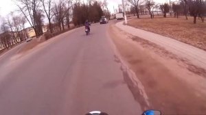 Покатушки на мотоцикле Минск Лидер и Минск д4 125