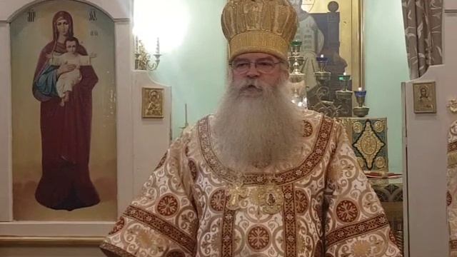 Проповедь митрополита Константина в храме прп. Серафима Саровского в п. Мелиоративный смотреть онлайн