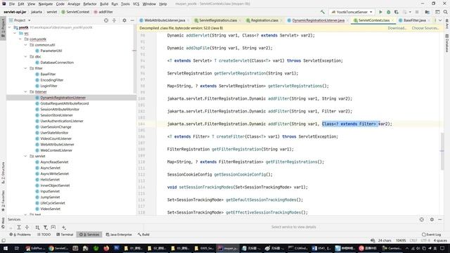 java web servlet 0541 【掌握】动态注册Filter组件 смотреть онлайн
