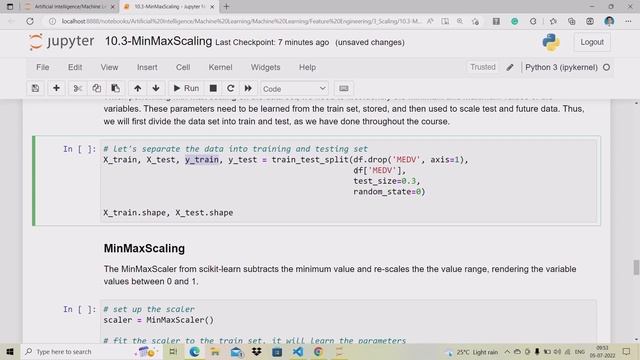 Feature Engineering |09| What is Min Max Scaling | Marathi #machinelearning #dataprocessing смотреть онлайн