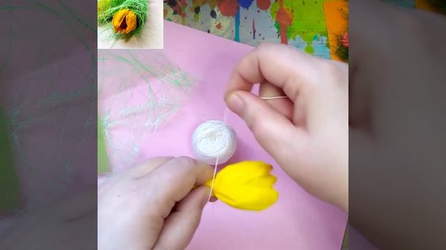 Делаем тюльпан из конфеты.Видео для гаджетов смотреть онлайн