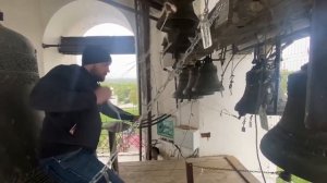Николо - Угрешский монастырь красивый колокольный звон