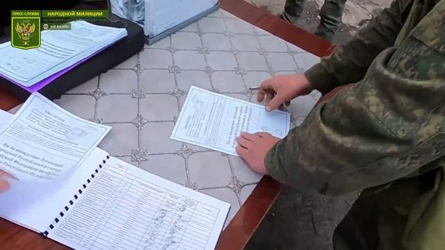 ?❗️Военнослужащие Народной милиции ЛНР продолжают голосовать на референдуме