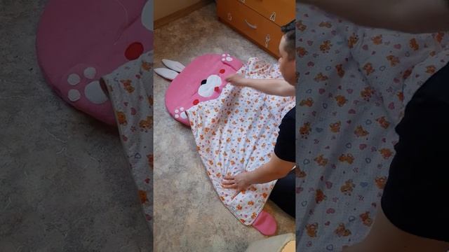 Спальник Зайка (розовый) смотреть онлайн