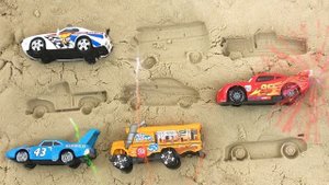 London Bridge Is Falling Down - Disney Cars Lightning McQueen Nursery rhymes