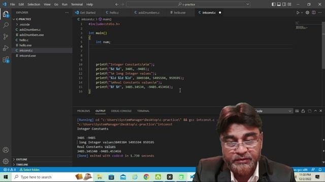 Programming C | Chapter 2 |  Constant, Variables & Data types | Complete C  | پروگرامنگ سی