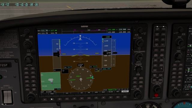 С172 NAV III выполнение полета по кругу