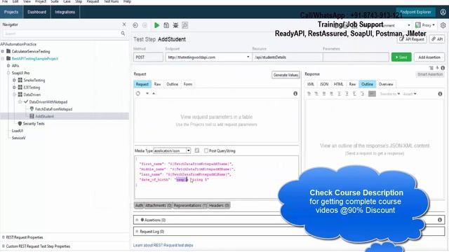 API Testing using ReadyAPI : Data Driven Testing - Part1 смотреть онлайн