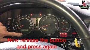 How to reset T-Belt Light Toyota Land cruiser