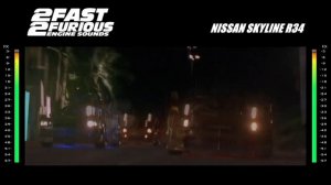 Двойной форсаж:ЗВУКИ Nissan Skyline GT-R R34. 2 Fast 2 Furious Engine Sounds Nissan Skyline GT-R R3