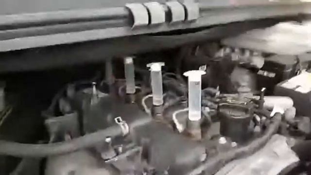 Проверка форсунок на слив в обратку D4CB. смотреть онлайн