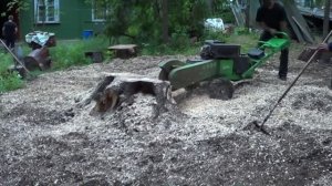 Дробление пней