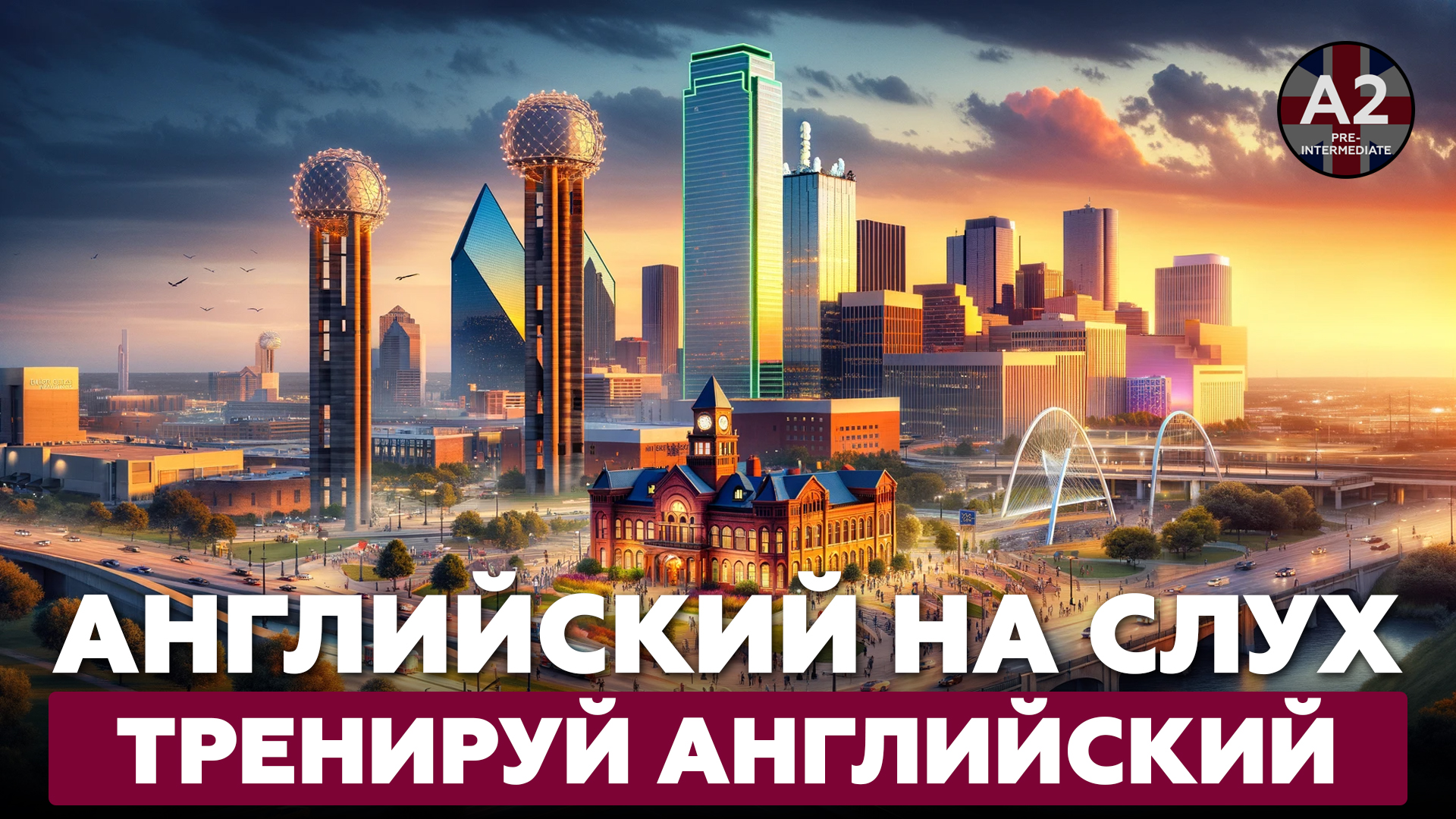 Тренируй свой английский 5 минут в день. Уровень - А2.